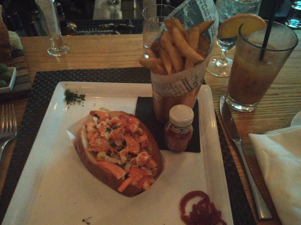 Lobster Roll at Mare Oyster Bar
